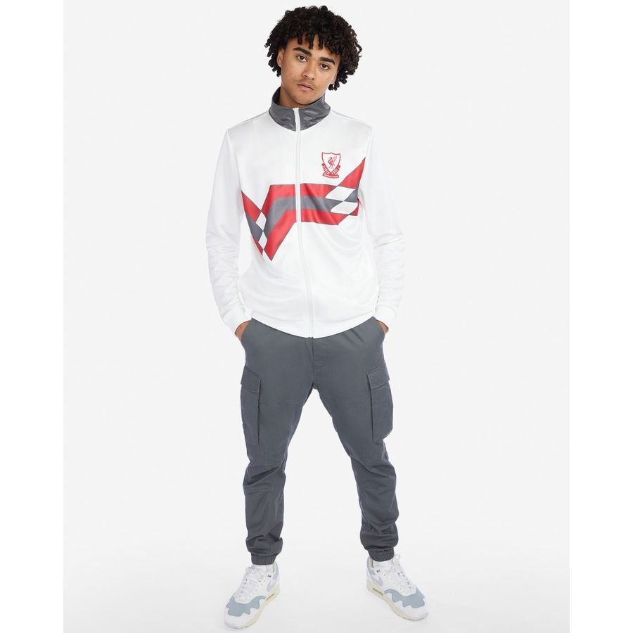 Liverpool Track Jacket 89 - White - Men's-SoccerKits Hub | Buy Soccer Jerseys Online